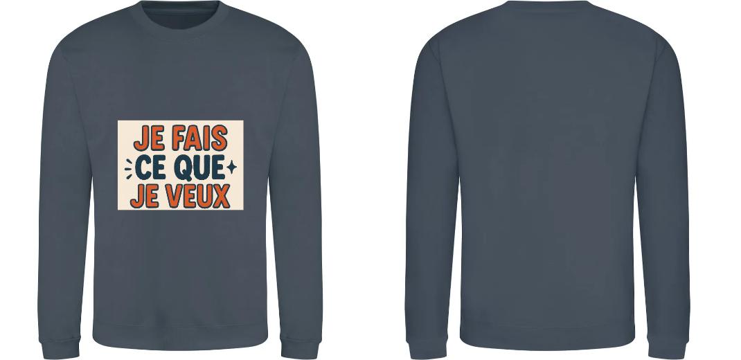PULL COL ROND PERSONNALISABLE REF : JH030