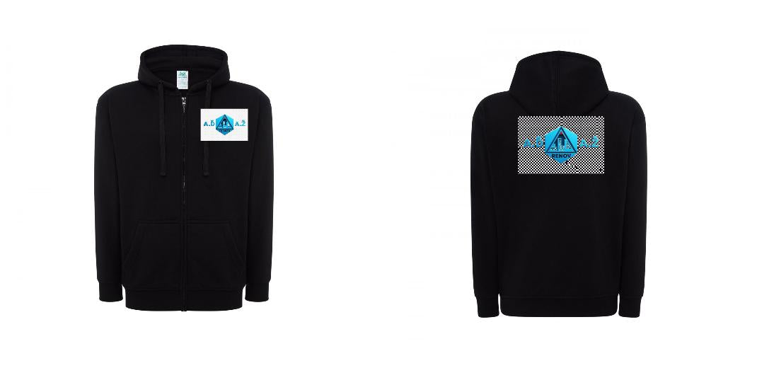 VESTE A CAPUCHE PERSONNALISABLE UNISEX REF: JK297