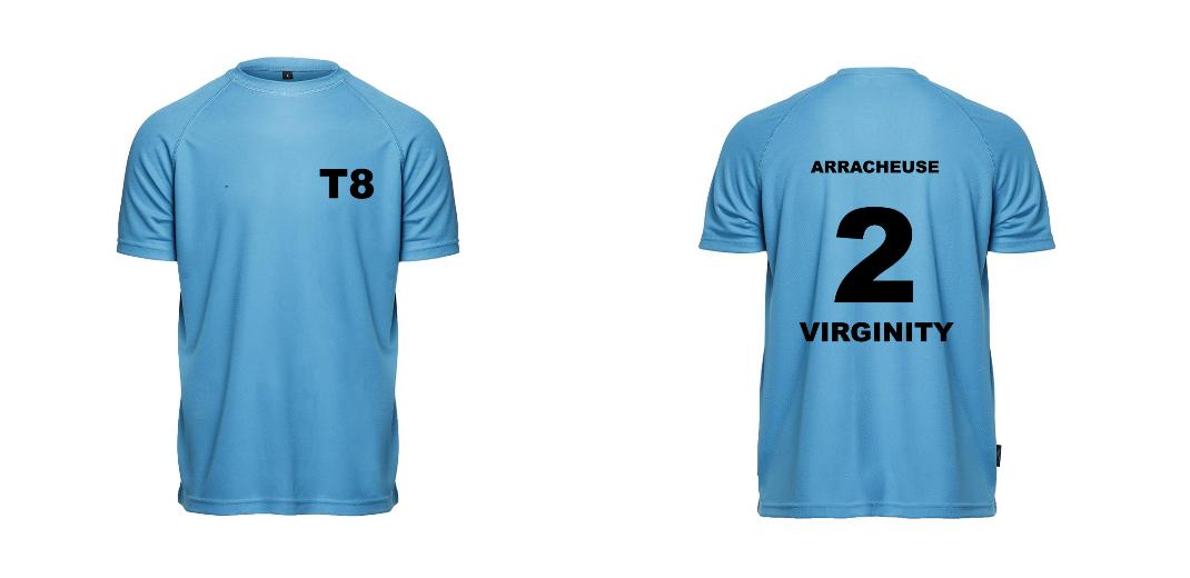 T-SHIRT SPORT HOMME PERSONNALISABLE REF : PK140