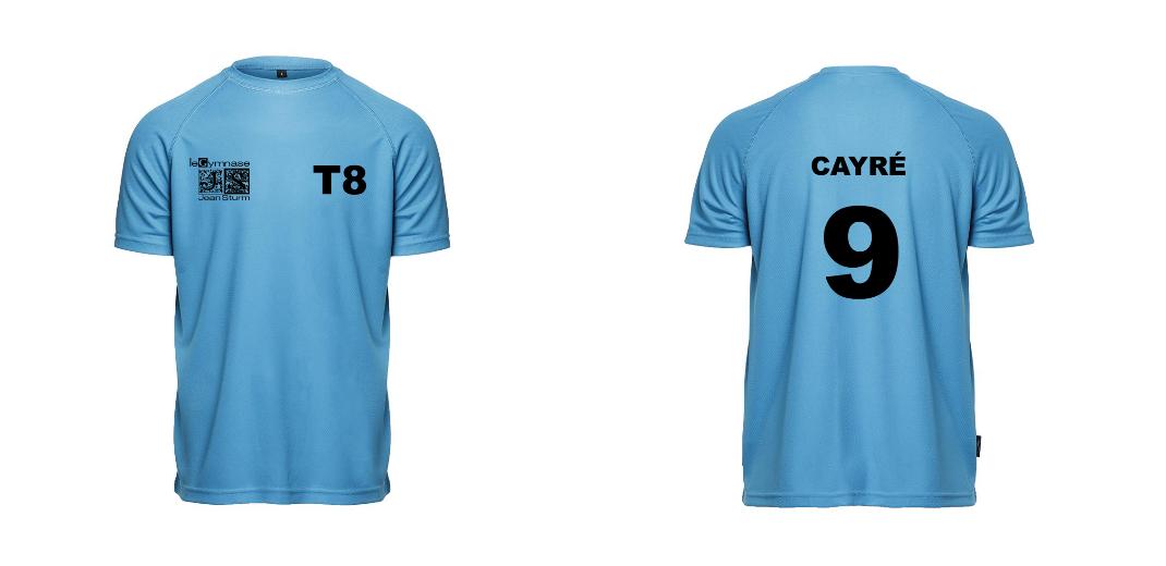 T-SHIRT SPORT HOMME PERSONNALISABLE REF : PK140