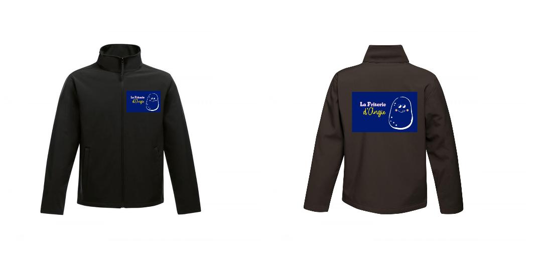 VESTE SOFTSHELL HOMME PERSONNALISABLE REF : RGA628