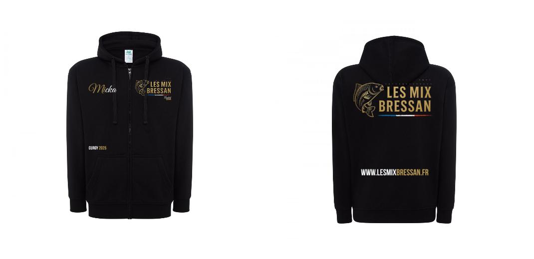 VESTE A CAPUCHE PERSONNALISABLE UNISEX REF: JK297
