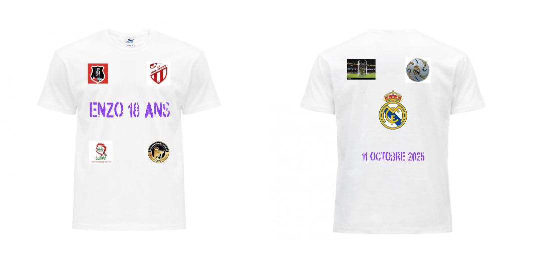 T-SHIRT PREMIUM UNISEXE 100% COTON PERSONNALISABLE REF : JK190