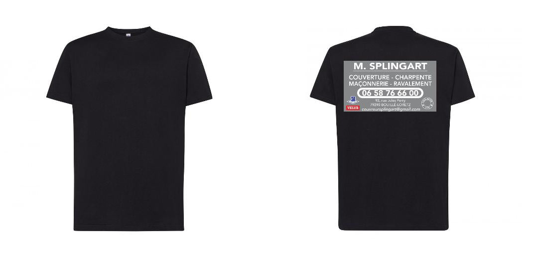 T-SHIRT PREMIUM UNISEXE 100% COTON PERSONNALISABLE REF : JK190