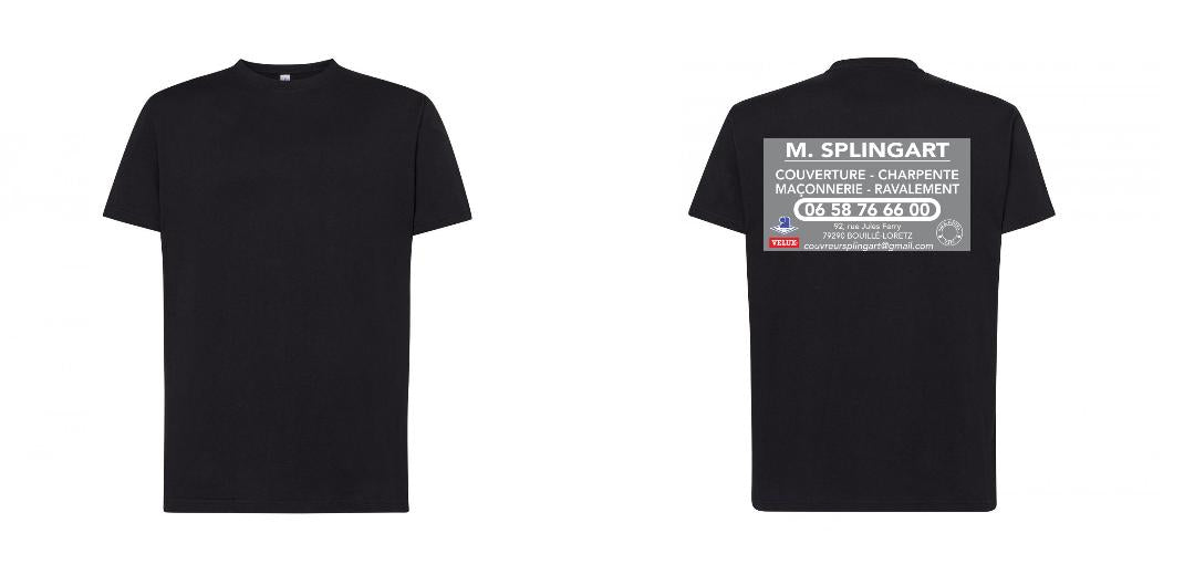 T-SHIRT PREMIUM UNISEXE 100% COTON PERSONNALISABLE REF : JK190