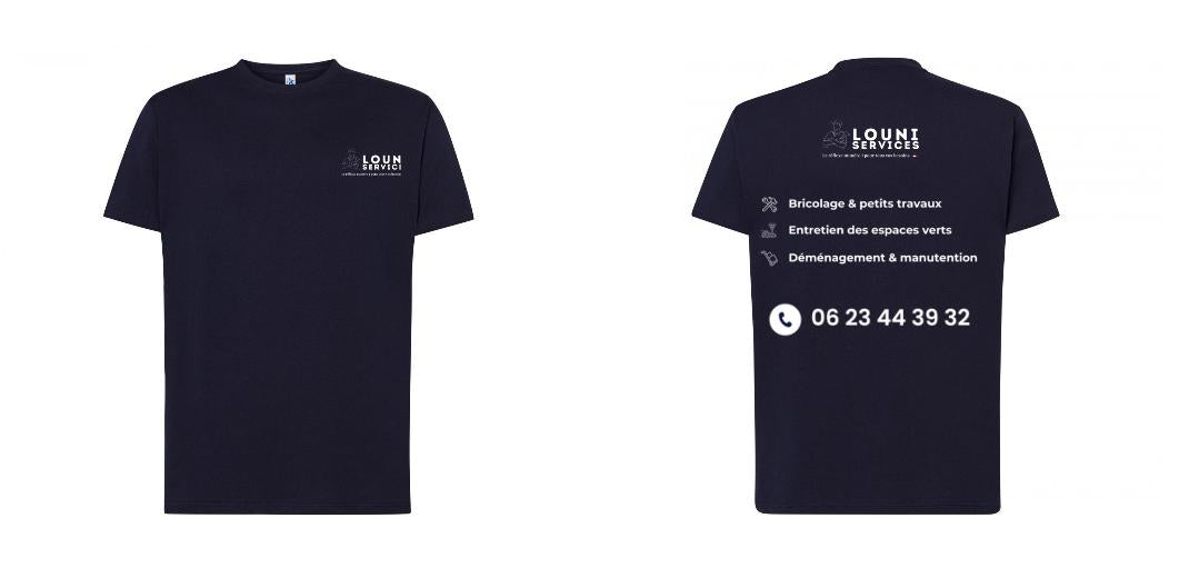 T-SHIRT PREMIUM UNISEXE 100% COTON PERSONNALISABLE REF : JK190