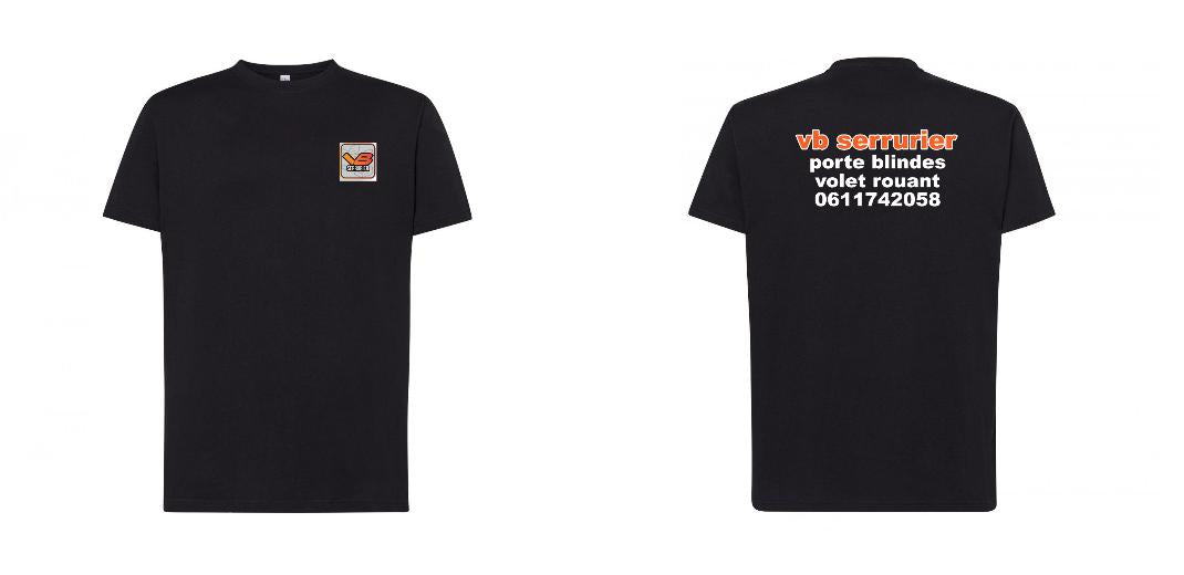 T-SHIRT PREMIUM UNISEXE 100% COTON PERSONNALISABLE REF : JK190