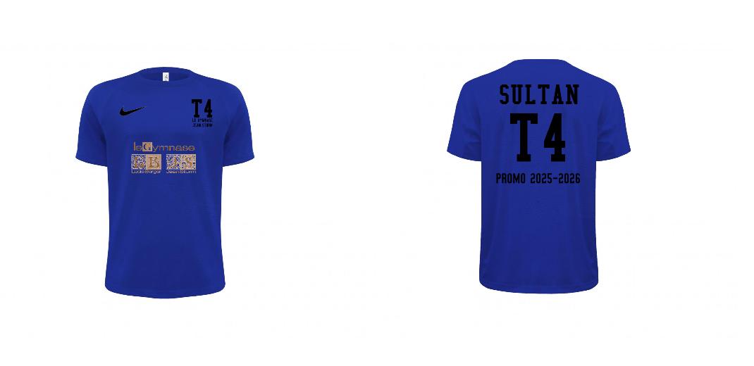 T-SHIRT SPORT PERSONNALISABLE : JK900