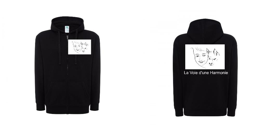 VESTE A CAPUCHE PERSONNALISABLE UNISEX REF: JK297