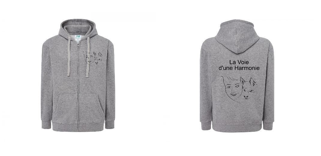 VESTE A CAPUCHE PERSONNALISABLE UNISEX REF: JK297