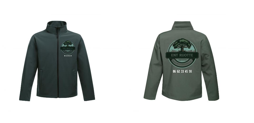 VESTE SOFTSHELL HOMME PERSONNALISABLE REF : RGA628