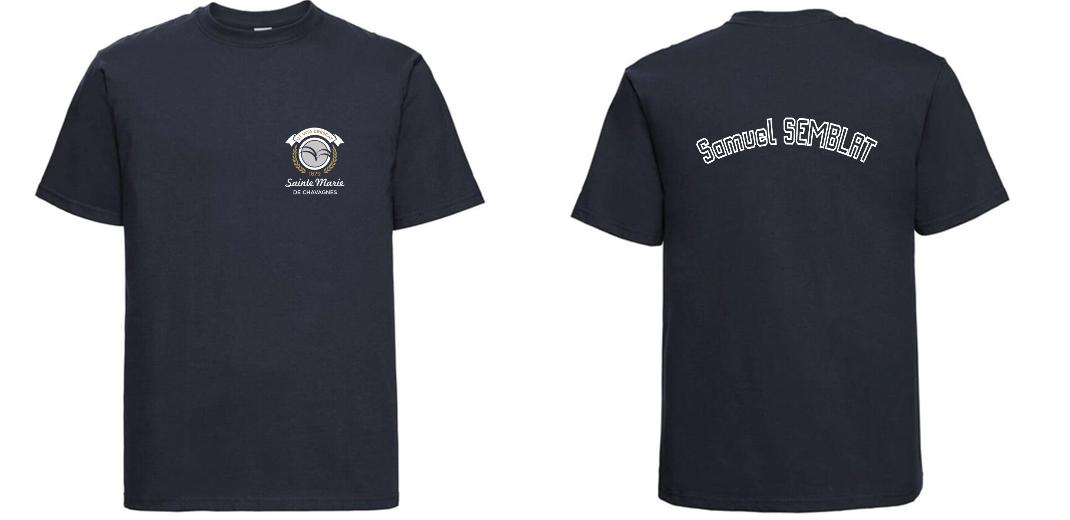T-SHIRT PRESTIGE EPAIS UNISEXE 100% COTON PERSONNALISABLE REF : RU215