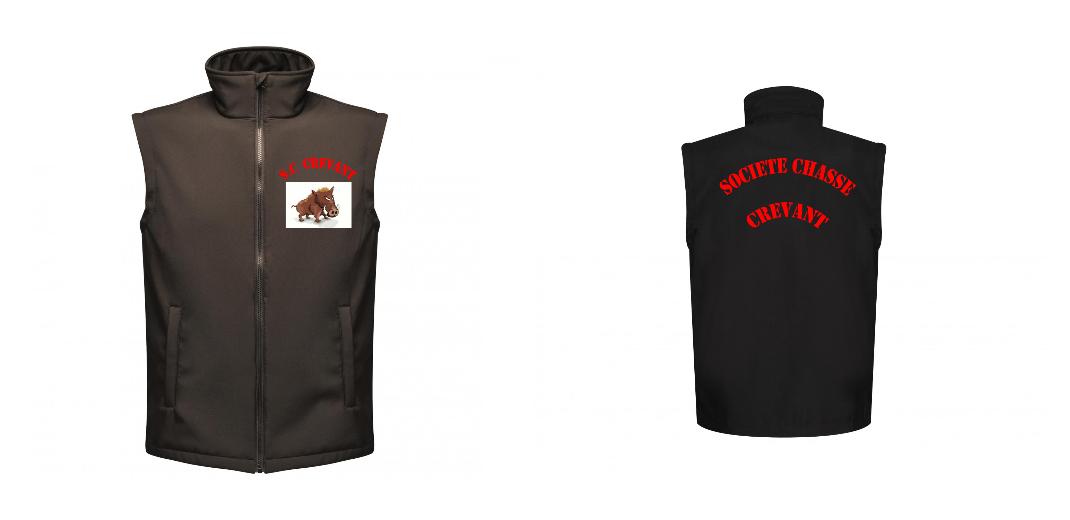 BODYWARMER SOFTSHELL PERSONNALISABLE REF: RGA844