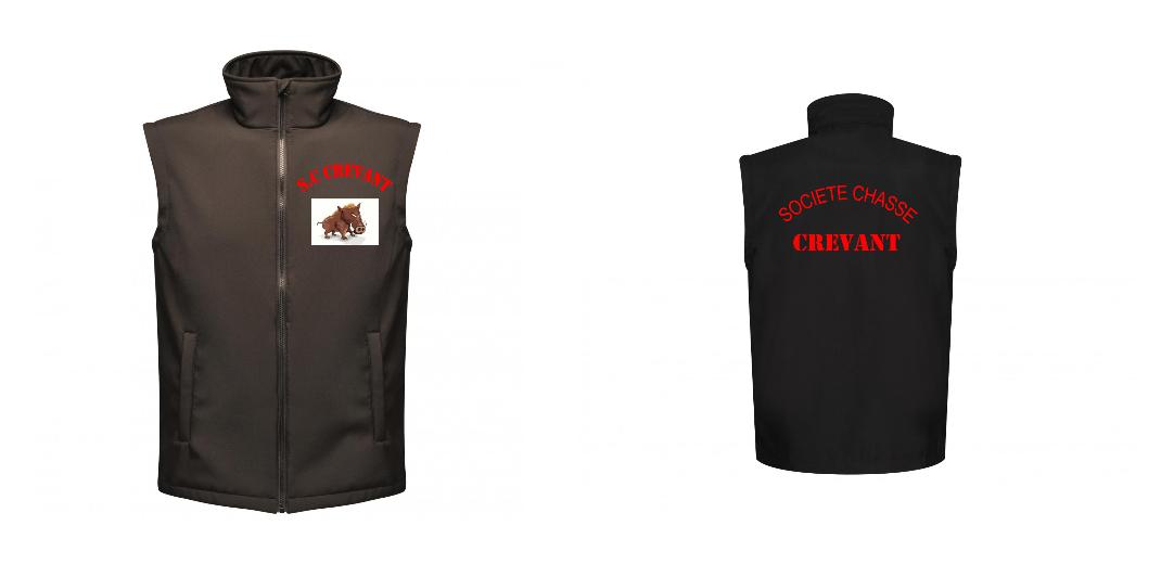 BODYWARMER SOFTSHELL PERSONNALISABLE REF: RGA844