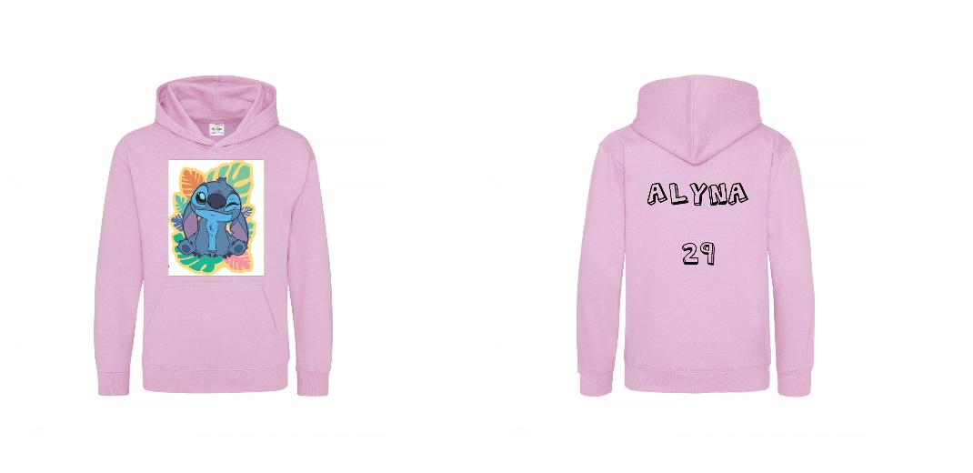 SWEAT A CAPUCHE ENFANT PERSONNALISABLE REF : JH01J