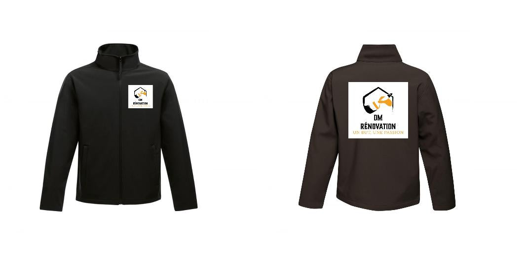 VESTE SOFTSHELL HOMME PERSONNALISABLE REF : RGA628