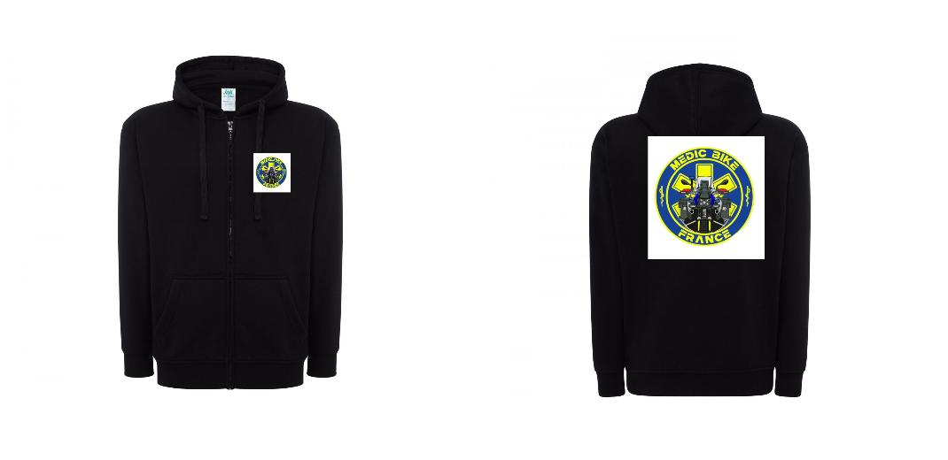 VESTE A CAPUCHE PERSONNALISABLE UNISEX REF: JK297