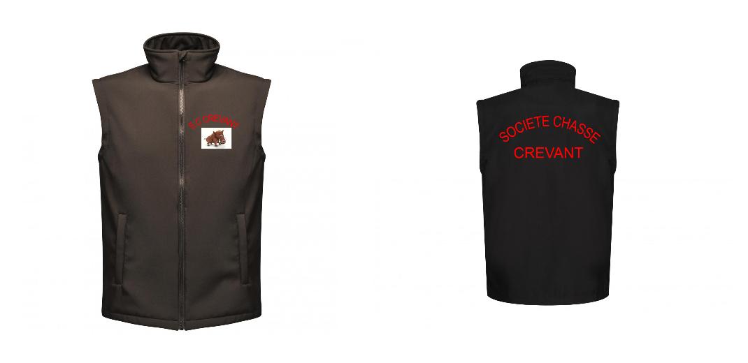 BODYWARMER SOFTSHELL PERSONNALISABLE REF: RGA844