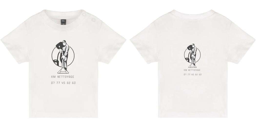 T-SHIRT BÉBÉ PERSONNALISABLE REF : K363