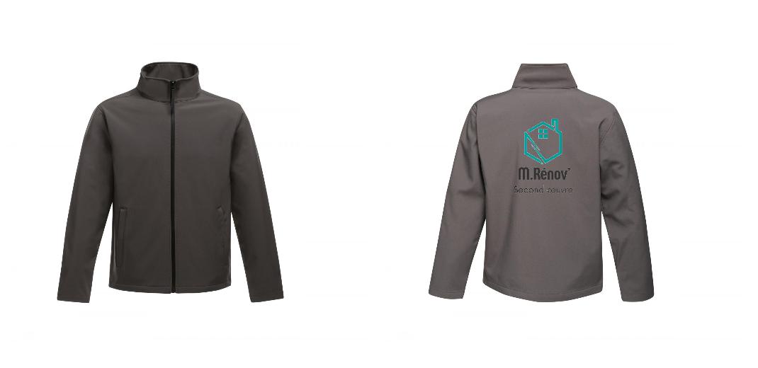 VESTE SOFTSHELL HOMME PERSONNALISABLE REF : RGA628
