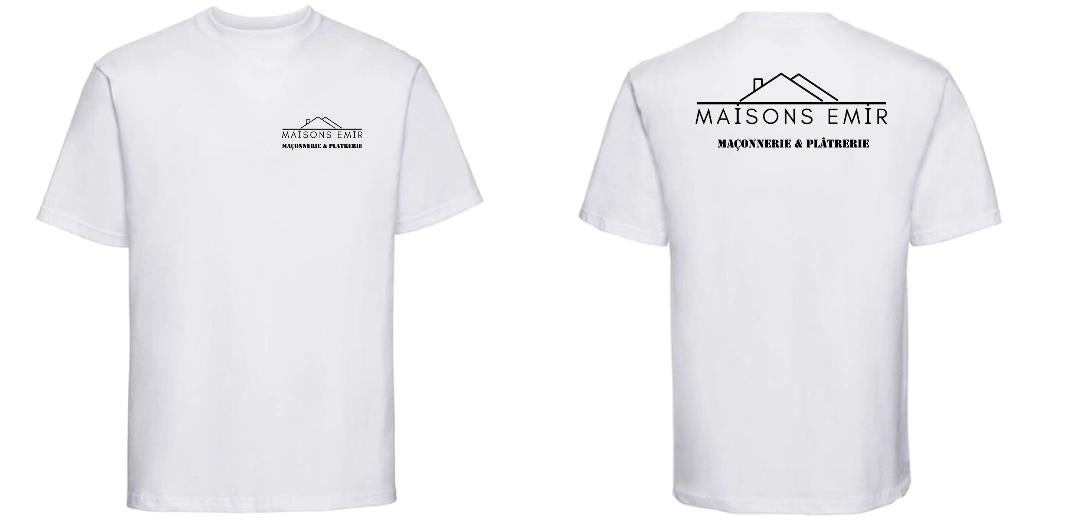 T-SHIRT PRESTIGE EPAIS UNISEXE 100% COTON PERSONNALISABLE REF : RU215