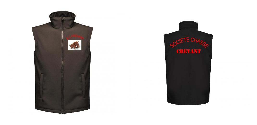 BODYWARMER SOFTSHELL PERSONNALISABLE REF: RGA844
