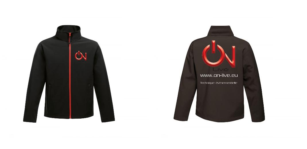 VESTE SOFTSHELL HOMME PERSONNALISABLE REF : RGA628