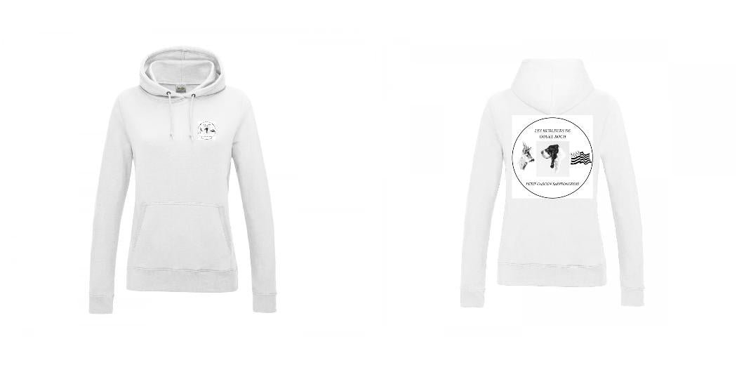 SWEAT A CAPUCHE FEMME PERSONNALISABLE REF : JH01F
