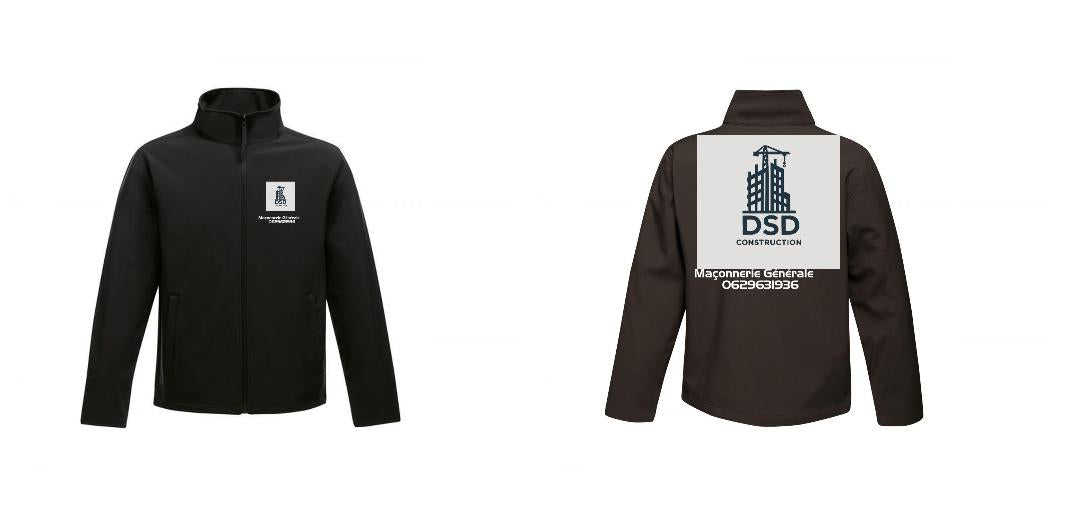 VESTE SOFTSHELL HOMME PERSONNALISABLE REF : RGA628
