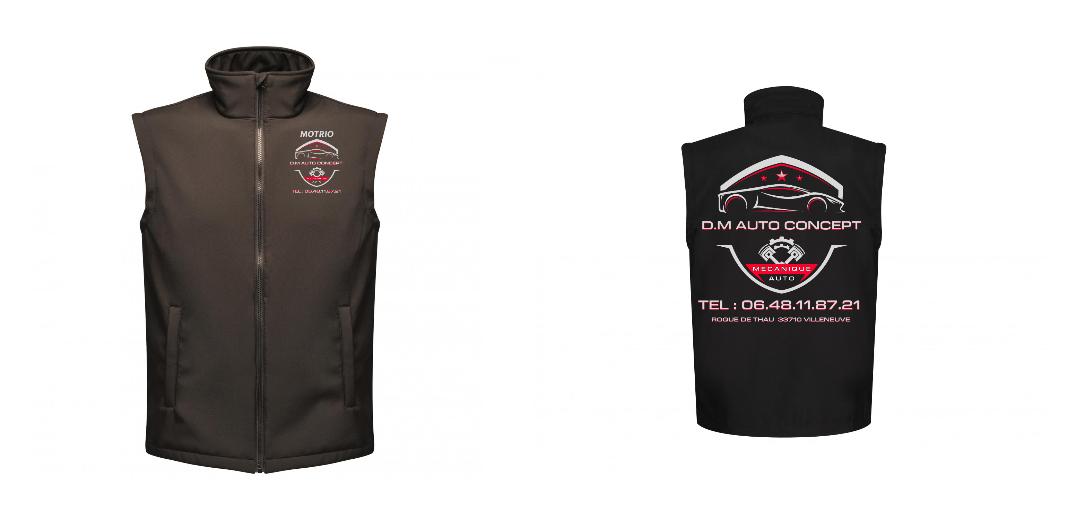 BODYWARMER SOFTSHELL PERSONNALISABLE REF: RGA844