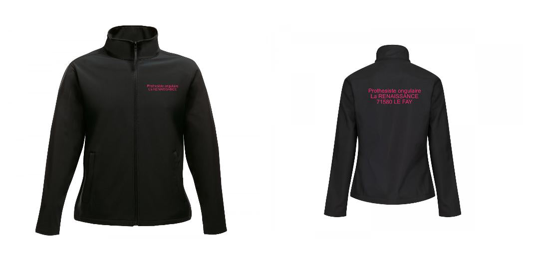 VESTE SOFTSHELL FEMME PERSONNALISABLE REF : RGA629