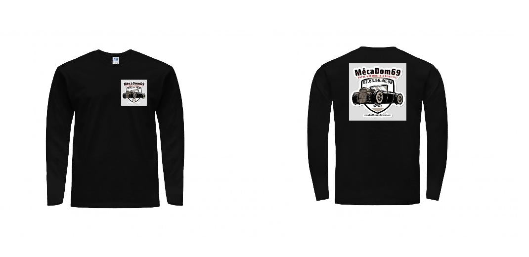 T-SHIRT MANCHES LONGUES PERSONNALISABLE REF : JK175
