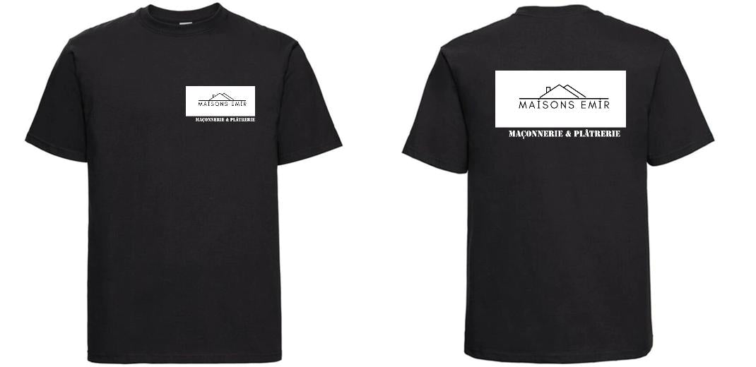 T-SHIRT PRESTIGE EPAIS UNISEXE 100% COTON PERSONNALISABLE REF : RU215