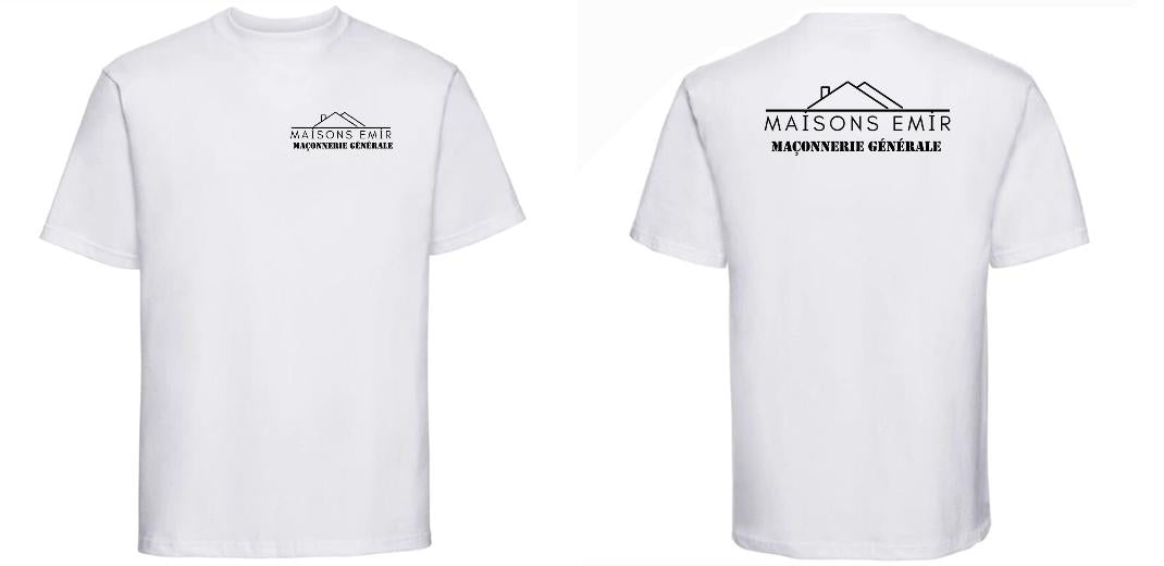 T-SHIRT PRESTIGE EPAIS UNISEXE 100% COTON PERSONNALISABLE REF : RU215