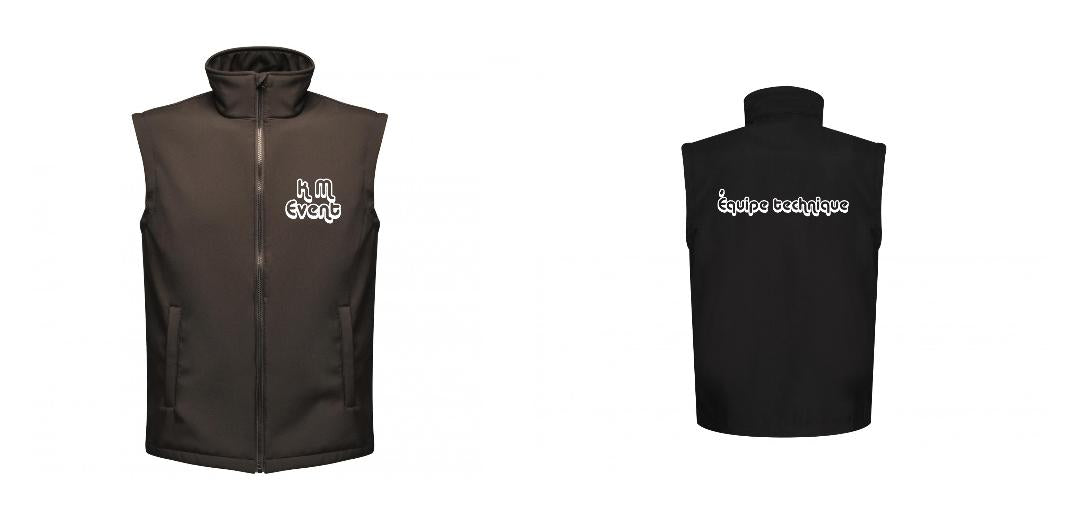 BODYWARMER SOFTSHELL PERSONNALISABLE REF: RGA844