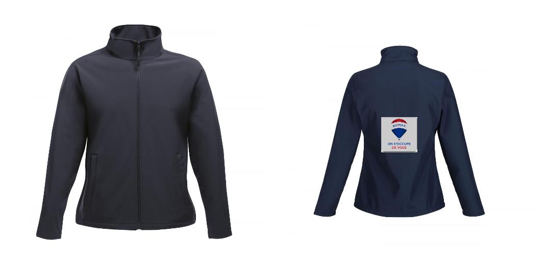 VESTE SOFTSHELL FEMME PERSONNALISABLE REF : RGA629