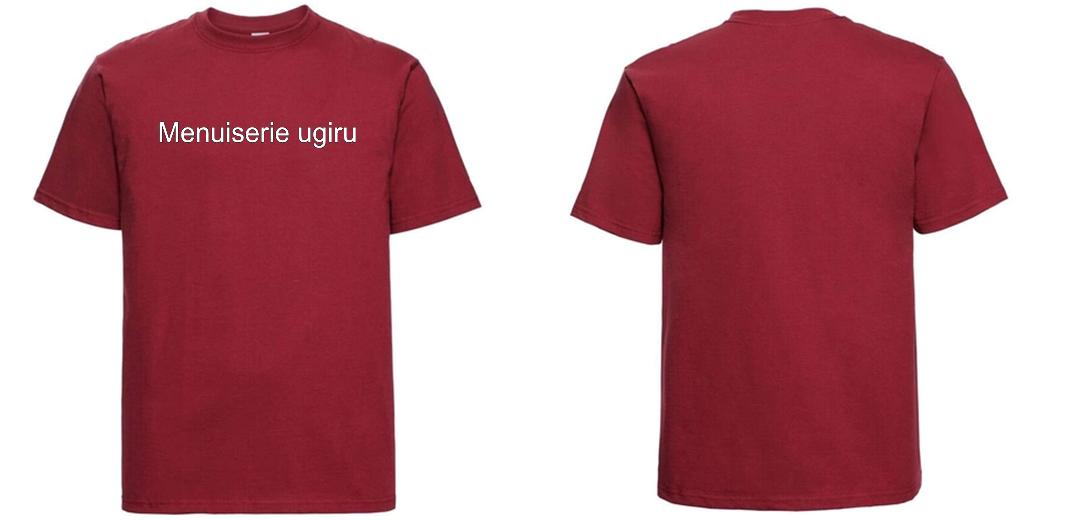 T-SHIRT PRESTIGE EPAIS UNISEXE 100% COTON PERSONNALISABLE REF : RU215