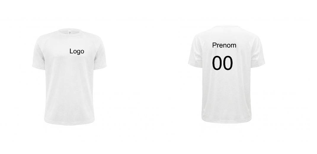 T-SHIRT SPORT PERSONNALISABLE : JK900