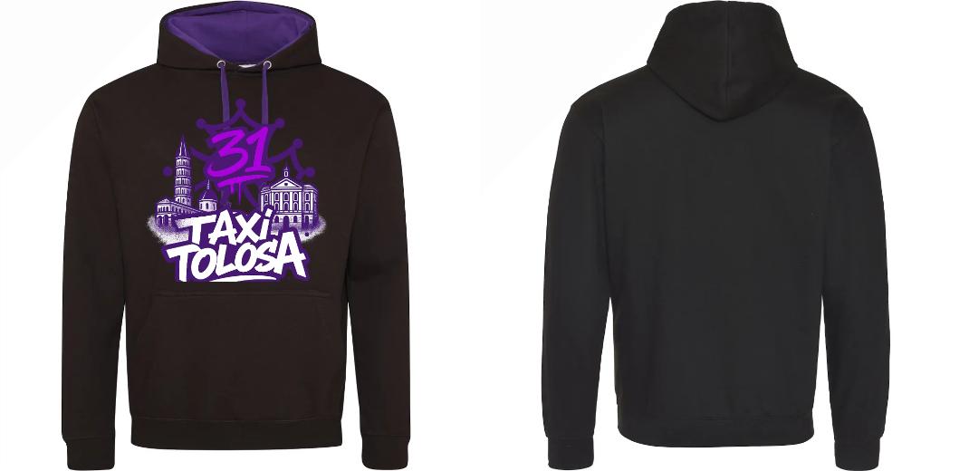SWEAT A CAPUCHE CONTRASTÉ PERSONNALISABLE UNISEXE REF : JH003