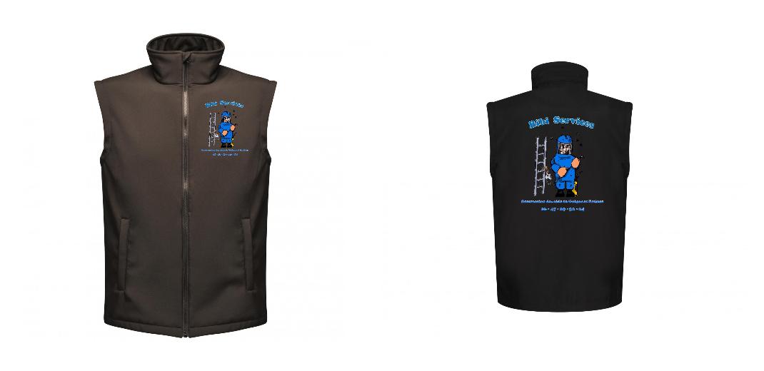 BODYWARMER SOFTSHELL PERSONNALISABLE REF: RGA844