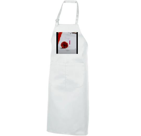TABLIER A BAVETTE 100% COTON PERSONNALISABLE REF : TB201