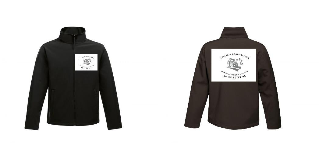 VESTE SOFTSHELL HOMME PERSONNALISABLE REF : RGA628