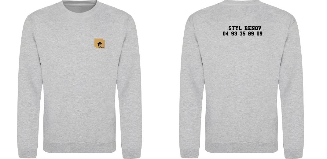 PULL COL ROND PERSONNALISABLE REF : JH030
