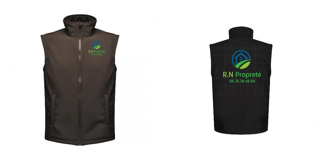 BODYWARMER SOFTSHELL PERSONNALISABLE REF: RGA844