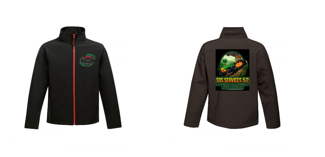 VESTE SOFTSHELL HOMME PERSONNALISABLE REF : RGA628