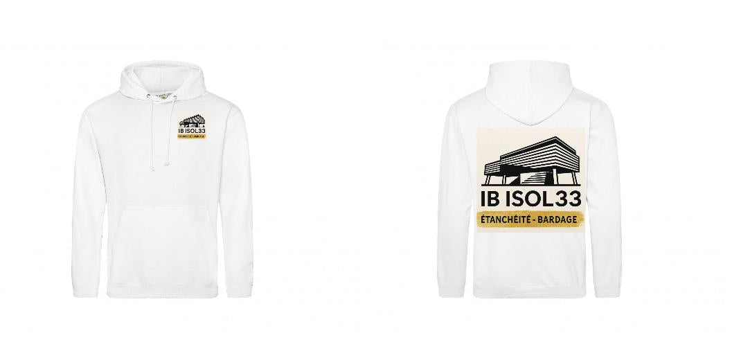 SWEAT A CAPUCHE PERSONNALISABLE REF : JH001