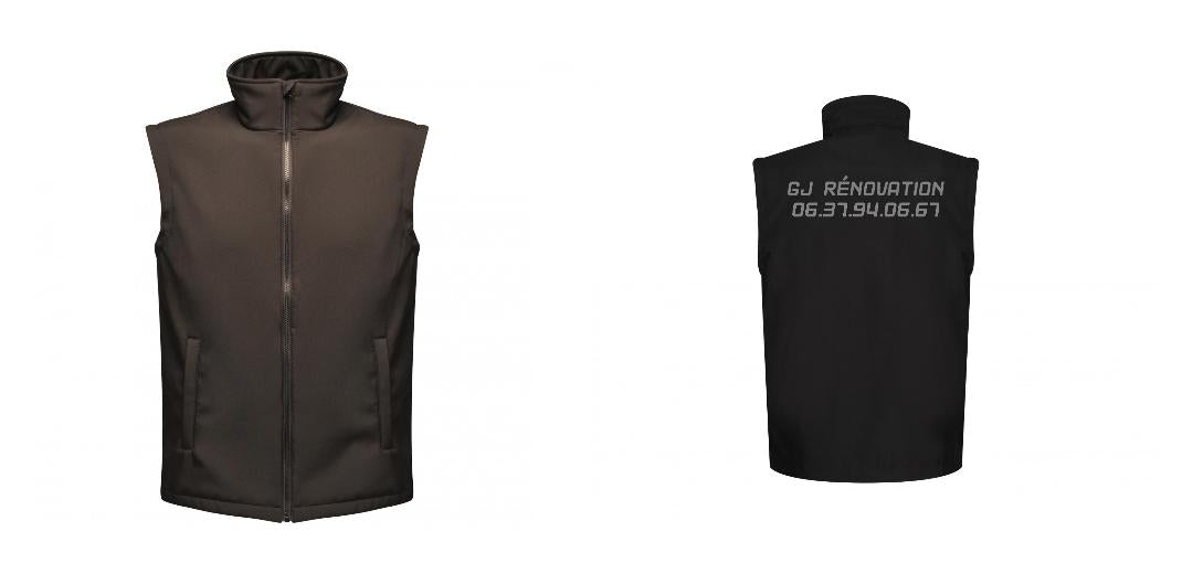 BODYWARMER SOFTSHELL PERSONNALISABLE REF: RGA844