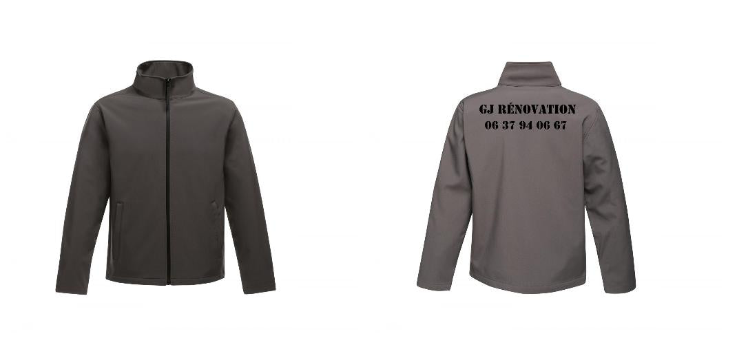 VESTE SOFTSHELL HOMME PERSONNALISABLE REF : RGA628