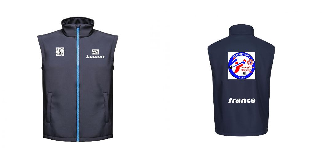 BODYWARMER SOFTSHELL PERSONNALISABLE REF: RGA844
