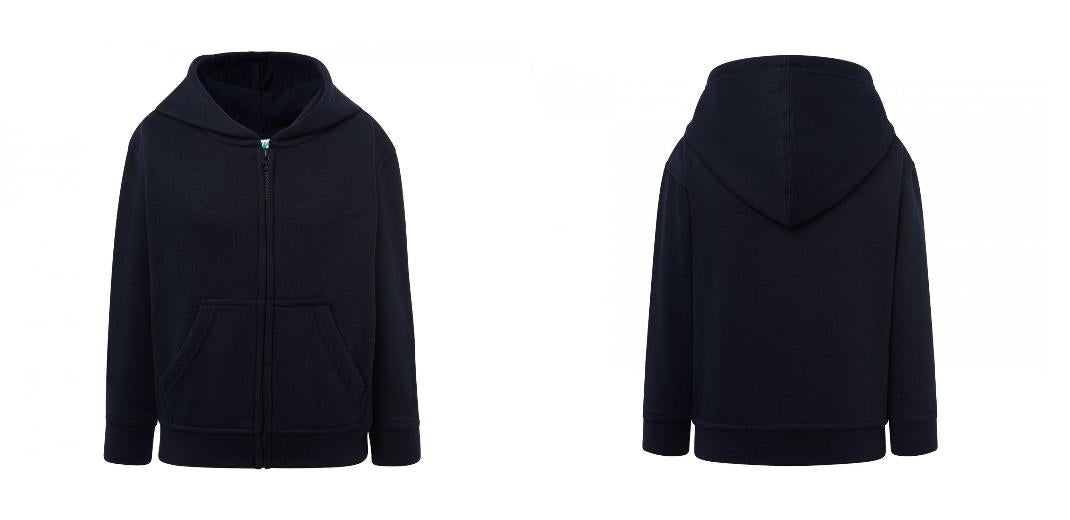 SWEAT A CAPUCHE ZIPPÉ ENFANT PERSONNALISABLE REF : JK290K